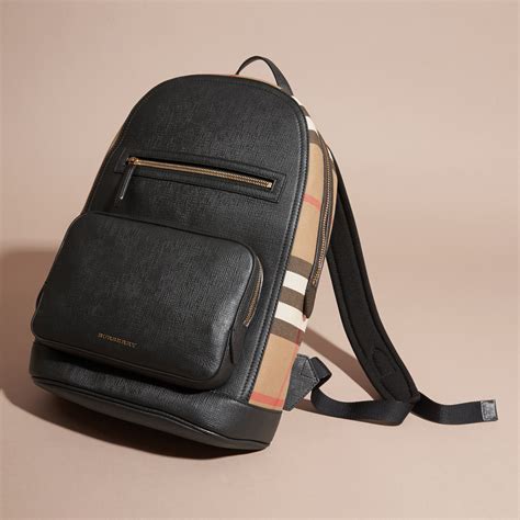 burberry house textured backpack|burberry backpack outlet.